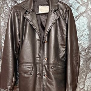 Classic Men's Brown Trench Coat